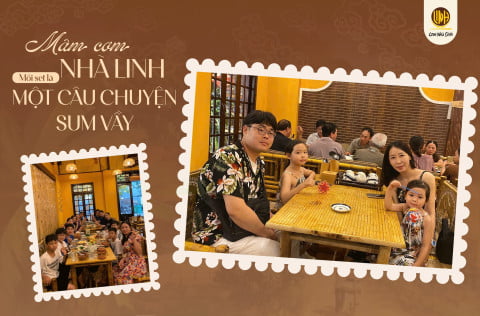 Hình ảnh khách hàng tại quán Cơm Nhà Linh